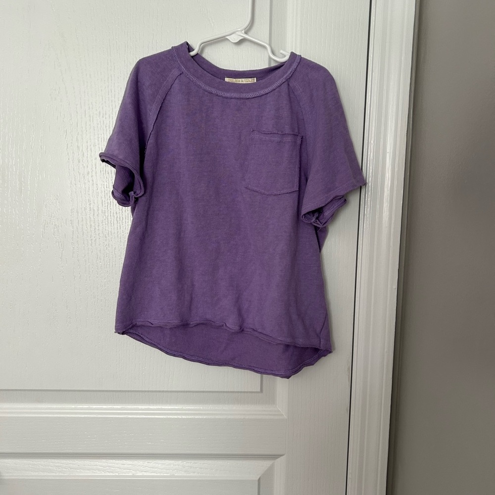 Chelsea and violet girls, purple shirt size medium in kids